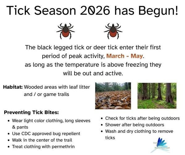 Tick Season 2026 has Begun
