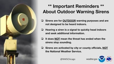 *Important Reminders* About Outdoor Warning Sirens