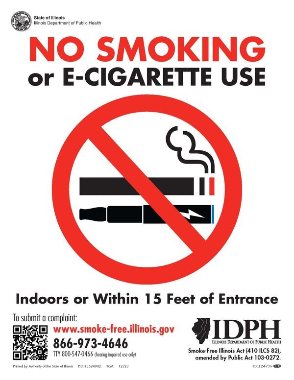  Smoke-Free Illinois Act & Illinois Tobacco Quit Line 